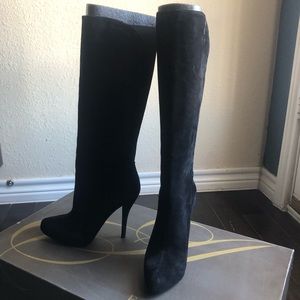 Enzo Angiolini Suede Knee High Boots